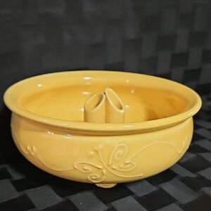 Beautiful Handcrafted & Signed Artisan Ceramic Butterfly Flower Frog Planter